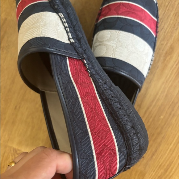 Coach Shoes ( new) Sig Strip Espadrille 7.5D - Picture 9 of 10
